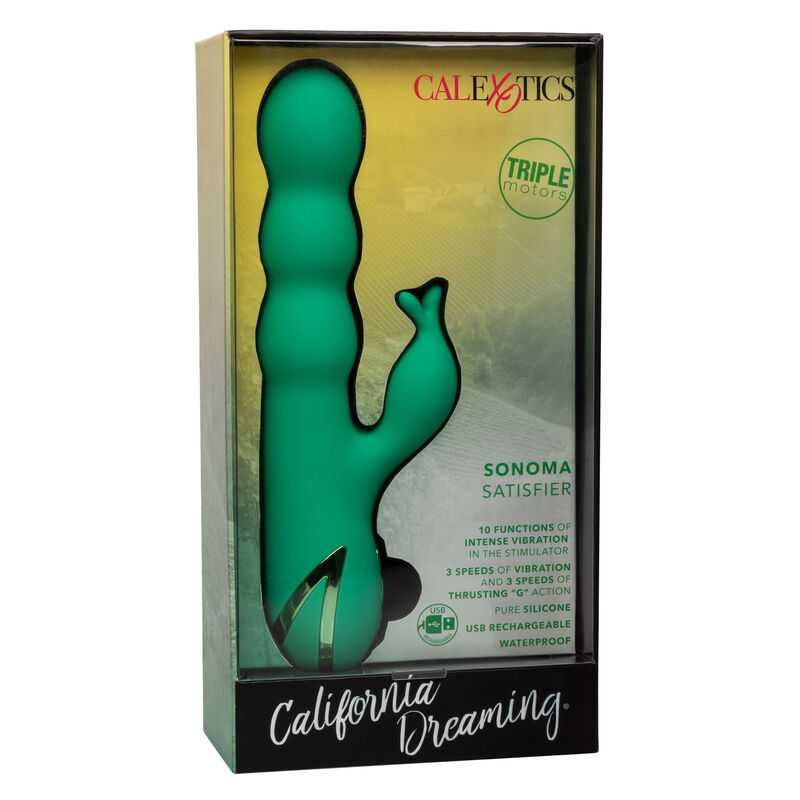 Vibromasseur Point G Sonoma Va-et-Vient 10 Modes Triple Moteur - CalExotics