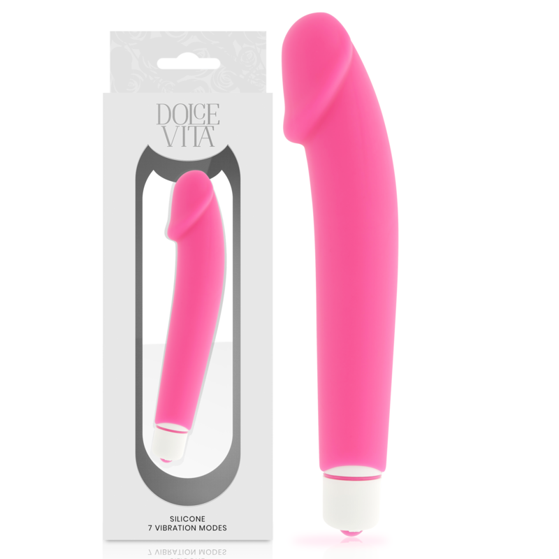 Vibromasseur Réaliste Silicone - 7 Modes de Vibration - Dolce Vita