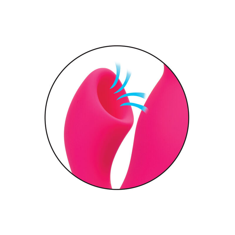 Vibromasseur Rabbit Aspiration Oceanside Orgasm 10 Modes Succion 3 Vibrations - CalExotics