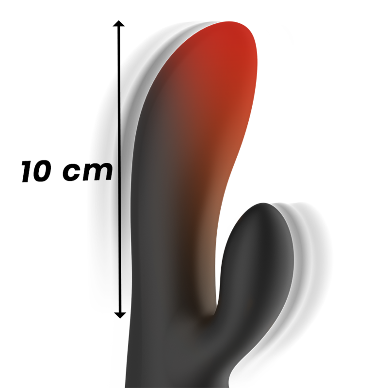 Vibromasseur Rabbit Chauffant 10 Vibrations Double Moteur Rechargeable - Ibiza Technology