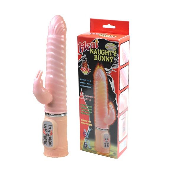 Vibromasseur Rabbit Chauffant Fire Bunny 10 Fonctions Rechargeable - Baile
