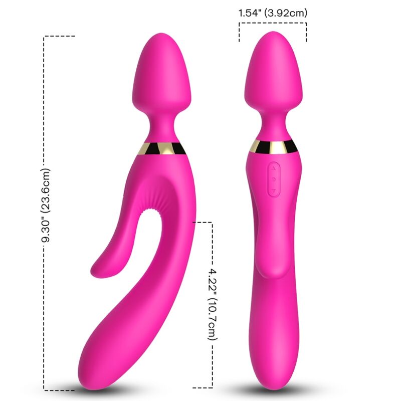Vibromasseur Rabbit Col Flexible - 2x9 Modes Silicone - Armony