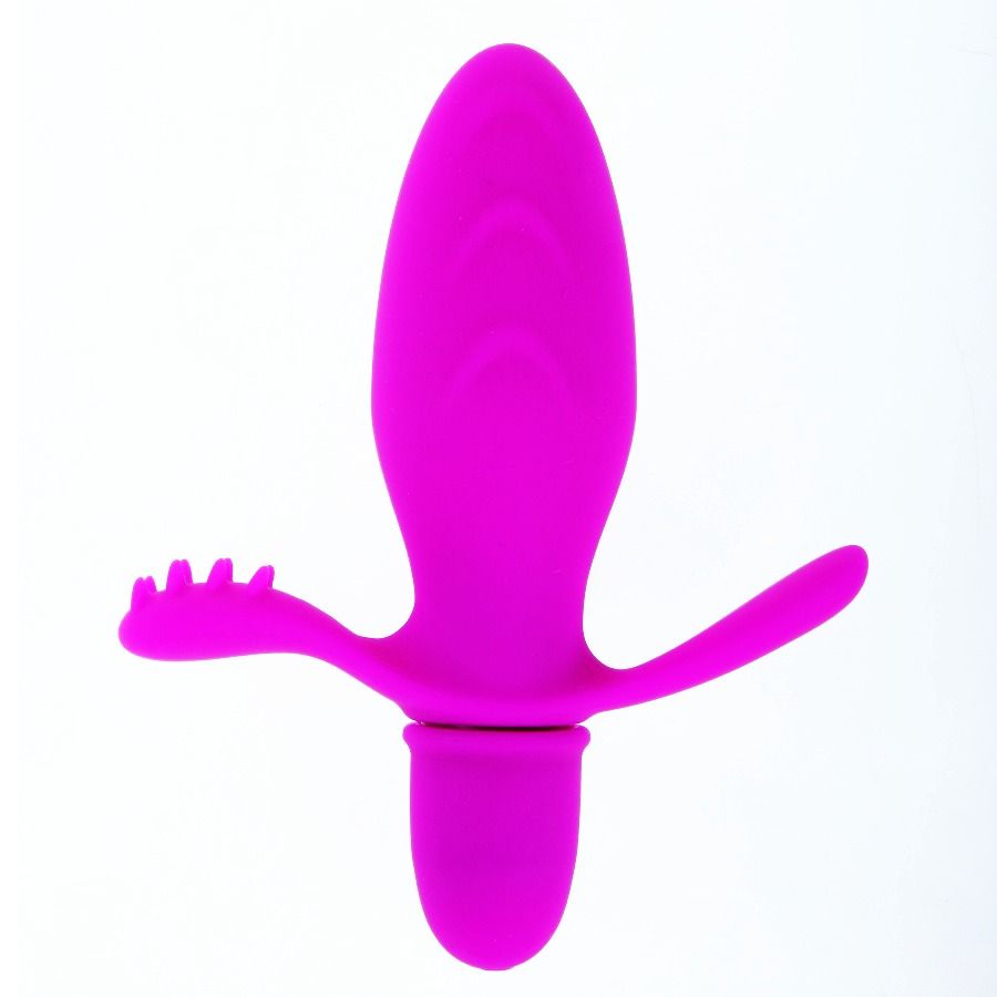 Vibromasseur Rabbit Fitch Double Stimulation 10 Modes Silicone - Pretty Love