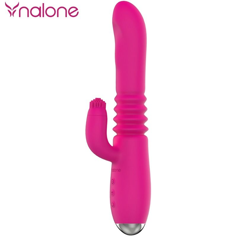 Vibromasseur Rabbit Idol Plus Rotation Va-et-Vient Chauffant - Nalone