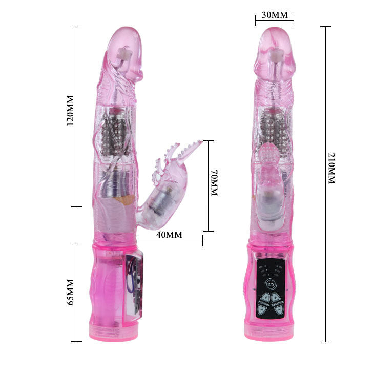 Vibromasseur Rabbit Mini Lapin Amant Intime Rotation 12 Modes Lilas - Baile