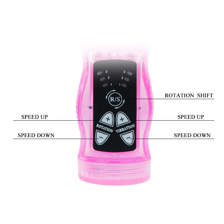 Vibromasseur Rabbit Mini Lapin Amant Intime Rotation 12 Modes Lilas - Baile