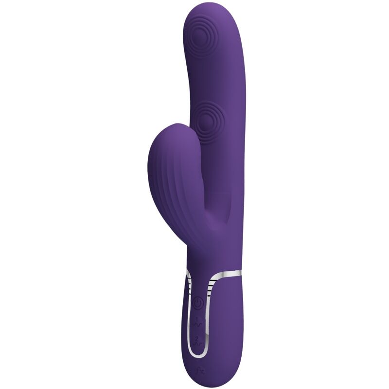 Vibromasseur Rabbit Perlita 3-en-1 Multifonction 7 Modes Rechargeable - Pretty Love