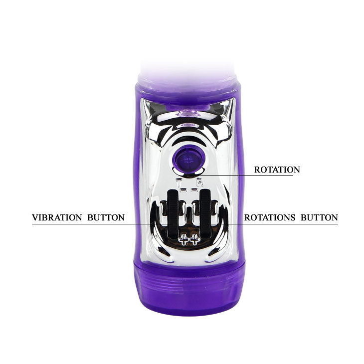 Vibromasseur Rabbit Rotatif Super Sex Perles Tournantes Double Stimulation - Baile