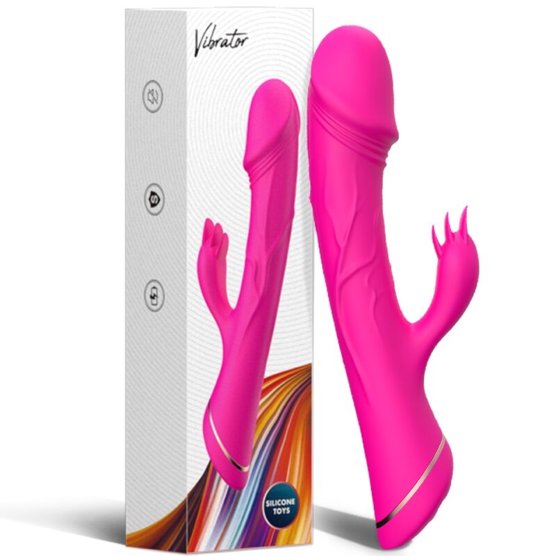 Vibromasseur Rabbit Silicone - Double Moteur 2x9 Modes - Armony