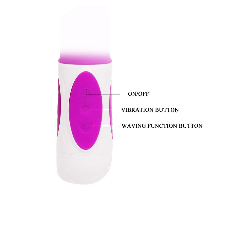 Vibromasseur Rabbit Smart Hugh Oscillant 2 Moteurs 16 Fonctions - Pretty Love