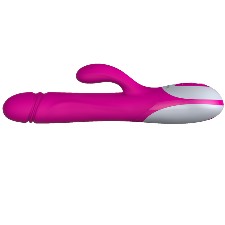 Vibromasseur Rabbit Wave Double Stimulateur 7 Vibrations 3 Rotations - Nalone