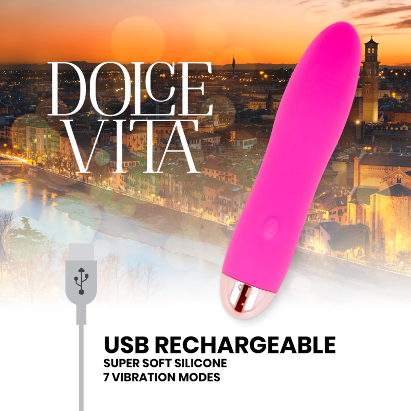 Vibromasseur Rechargeable Quatre - 7 Vitesses Silicone - Dolce Vita