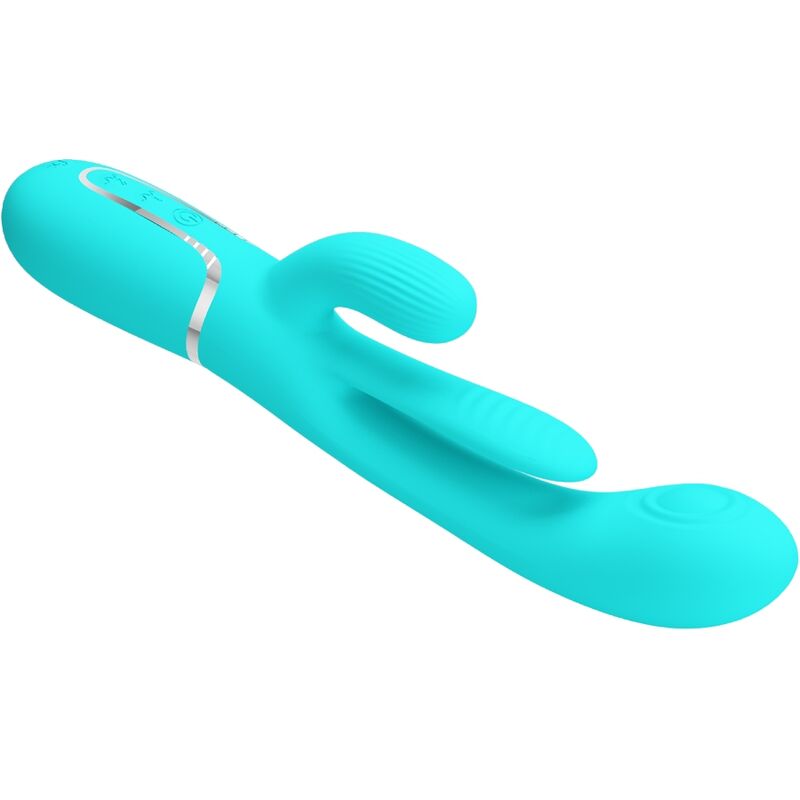 Vibromasseur Triple Rabbit Shania Langue Stimulante - Silicone - Pretty Love