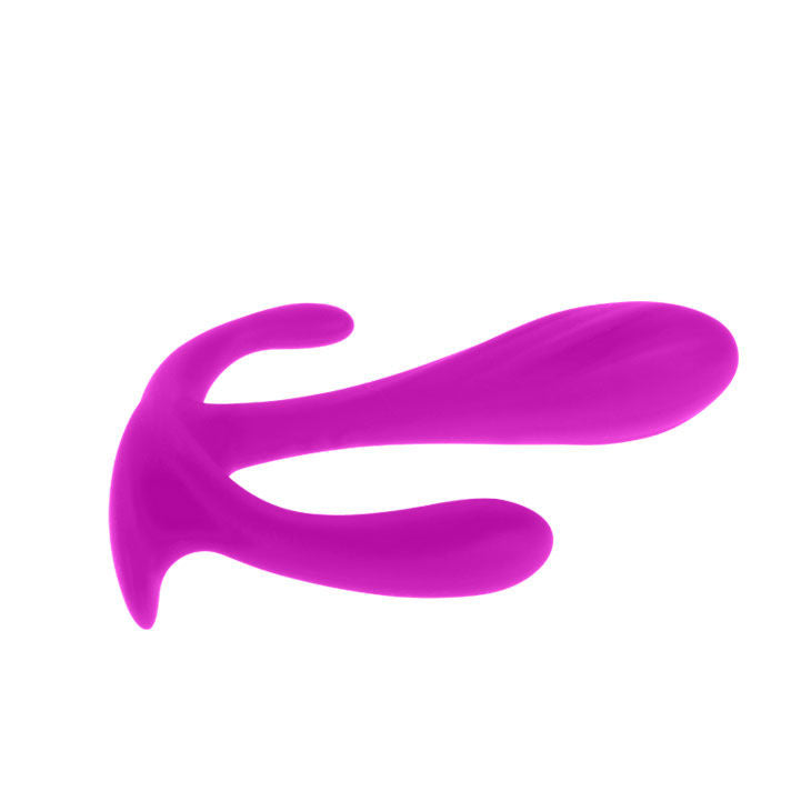 Vibromasseur Triple Stimulation Edgar Silicone Vaginal Anal Clitoris - Pretty Love