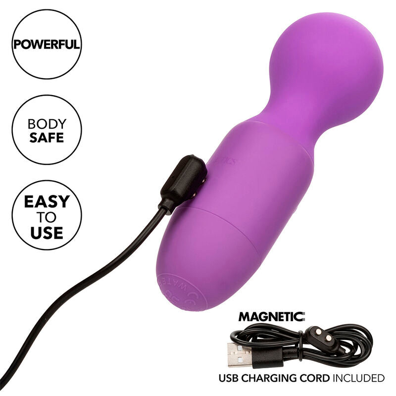 Vibromasseur Wand First Time - Col Flexible 10 Modes - CalExotics