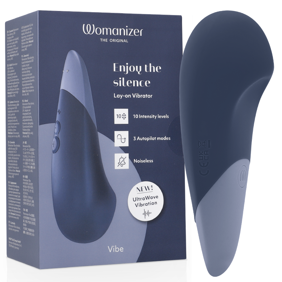 WOMANIZER - VIBRATEUR SILENCIEUX VIBE LAY-ON ROSE FOYER
